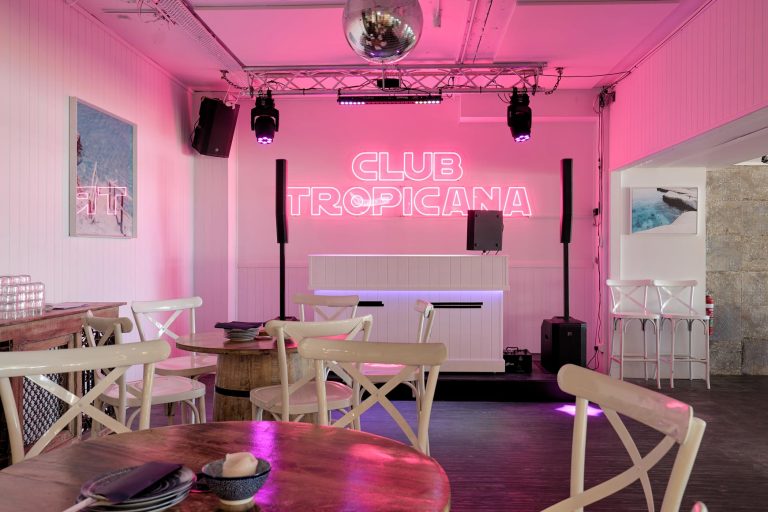 Pink Neon Club Tropicana Room